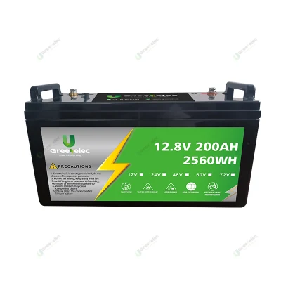 U-Greenelec Deep Cycle Lithium Ion Custom RV EV 12V 24V 100ah 150ah 200ah LiFePO4 Battery Pack for Solar System