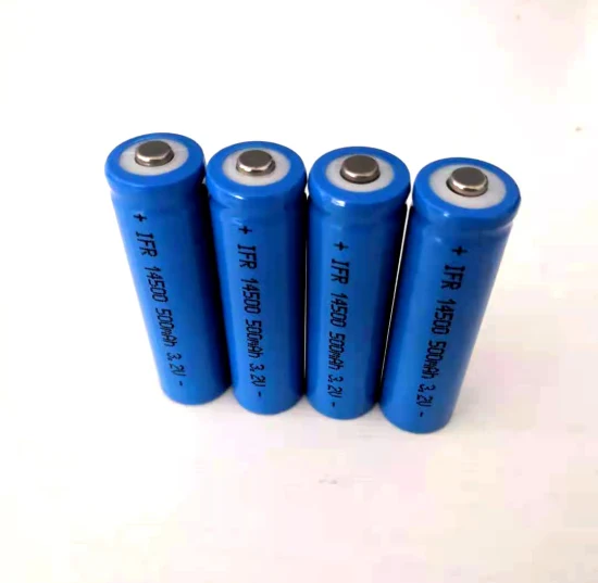 3.2V 500mAh 14500 Li Ion Battery Cell Accu Bulk LiFePO4 Akku Baterias