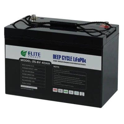 Elite Lithium LFP 32700 IP65 12V 24V 20ah 30ah 40ah 50ah Ah Deep Cycle Ess Battery High Energy Density LiFePO4 Li-ion Rechargeable Solar Energy Storage Battery