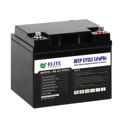 Elite Rechargeable Lithium Battery Pack 36V 20ah Li Ion LiFePO4 18650 32650 E-Bike Battery for Golf Cart/Low Speed Vehicles/Energy Storage